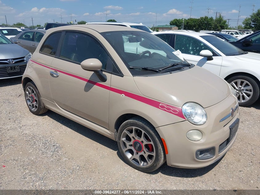 2012 Fiat 500 Sport VIN: 3C3CFFBR7CT213212 Lot: 39624277