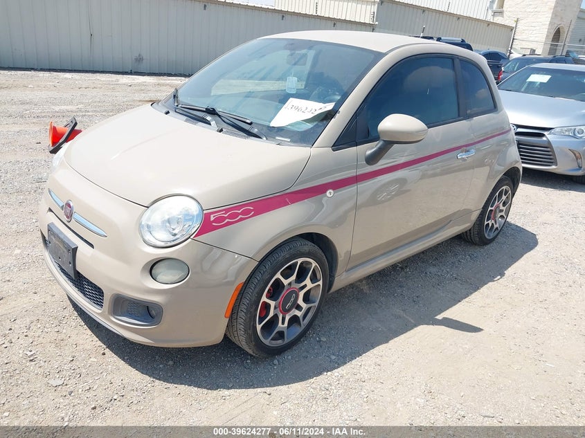 2012 Fiat 500 Sport VIN: 3C3CFFBR7CT213212 Lot: 39624277