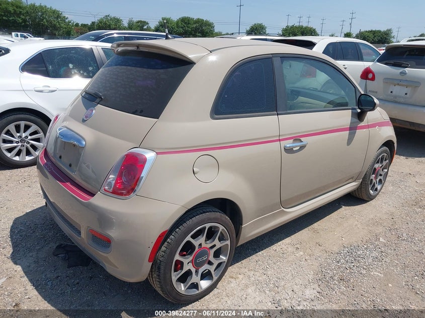2012 Fiat 500 Sport VIN: 3C3CFFBR7CT213212 Lot: 39624277