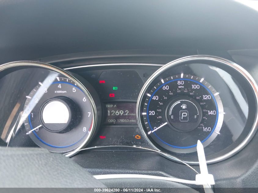 2013 Hyundai Sonata Gls VIN: 5NPEB4AC5DH521790 Lot: 39624280