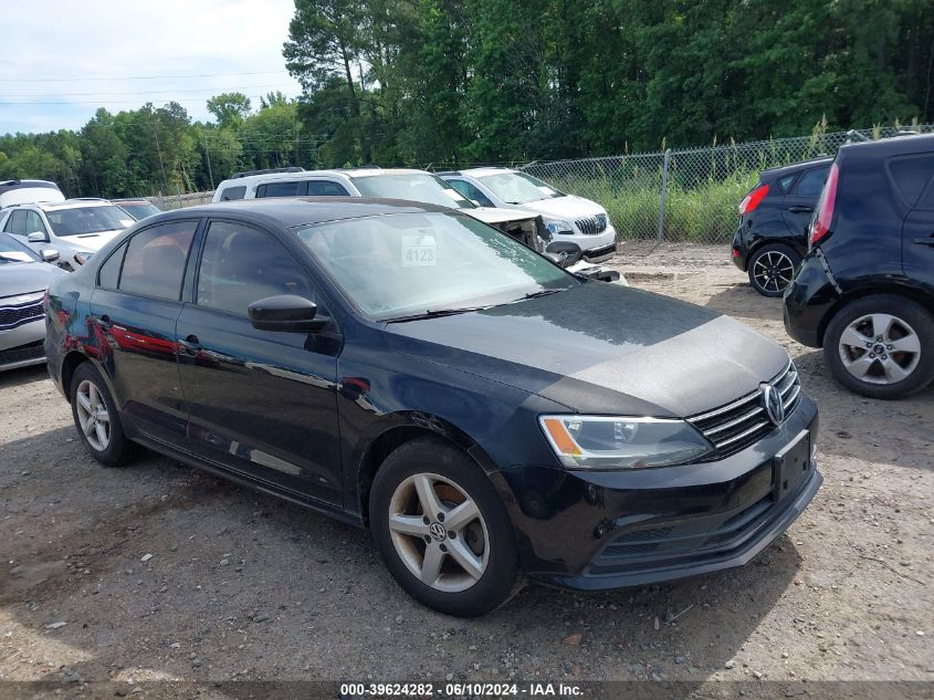 2015 Volkswagen Jetta 2.0L S VIN: 3VW2K7AJXFM298367 Lot: 39624282