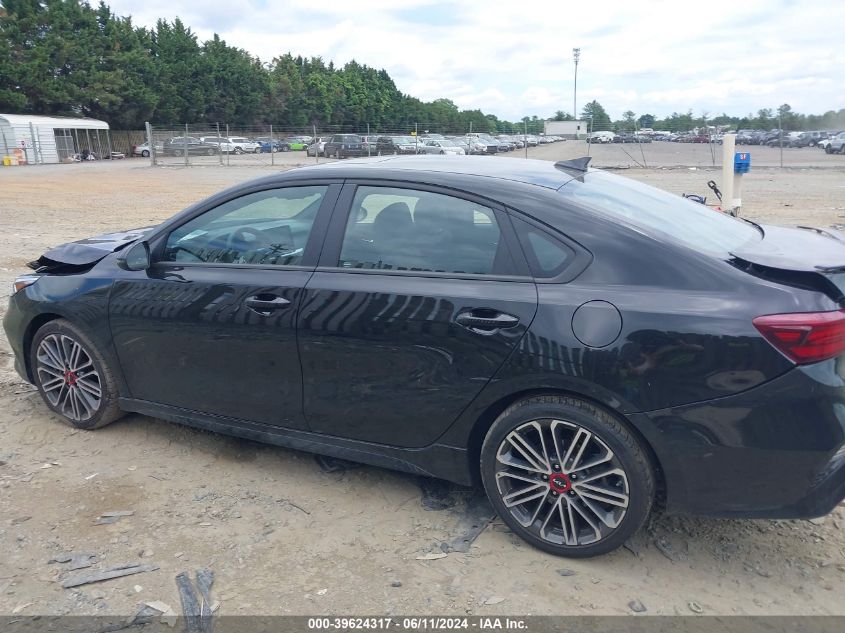 2023 Kia Forte Gt VIN: 3KPF44AC8PE684781 Lot: 39624317