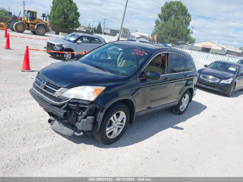 2010 Honda Cr-V Ex-L VIN: JHLRE4H76AC004008 Lot: 39624322