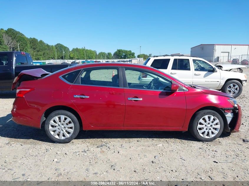 2016 Nissan Sentra Fe+ S/S/Sl/Sr/Sv VIN: 3N1AB7AP7GY234657 Lot: 39624332