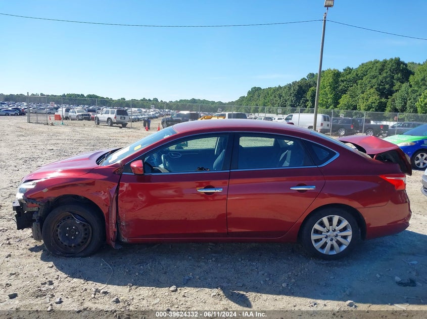 2016 Nissan Sentra Fe+ S/S/Sl/Sr/Sv VIN: 3N1AB7AP7GY234657 Lot: 39624332