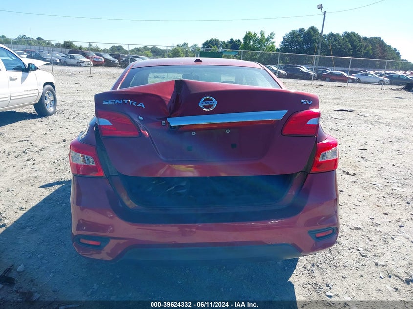 2016 Nissan Sentra Fe+ S/S/Sl/Sr/Sv VIN: 3N1AB7AP7GY234657 Lot: 39624332