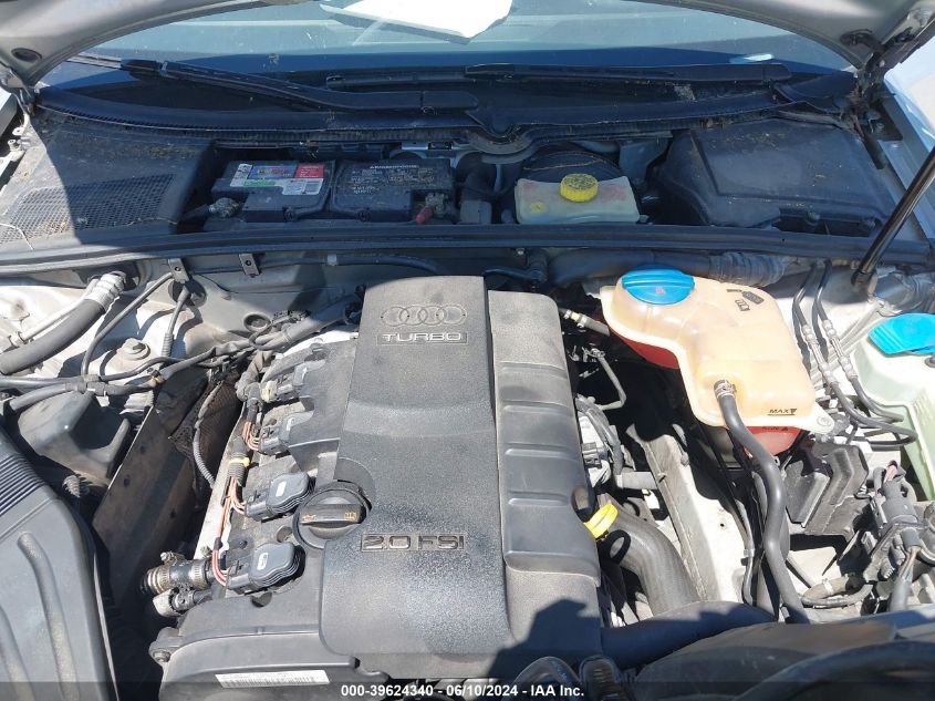 2008 Audi A4 2.0T/2.0T Special Edition VIN: WAUDF78E38A093575 Lot: 39624340