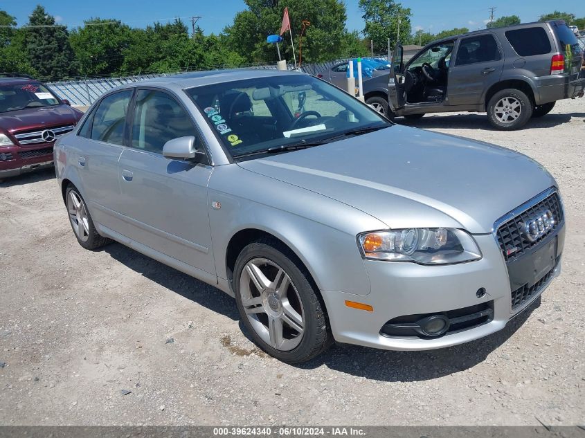 2008 Audi A4 2.0T/2.0T Special Edition VIN: WAUDF78E38A093575 Lot: 39624340