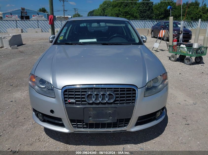 2008 Audi A4 2.0T/2.0T Special Edition VIN: WAUDF78E38A093575 Lot: 39624340