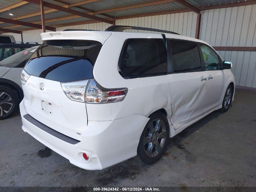 2013 Toyota Sienna Se 8 Passenger VIN: 5TDXK3DC9DS405484 Lot: 39624342