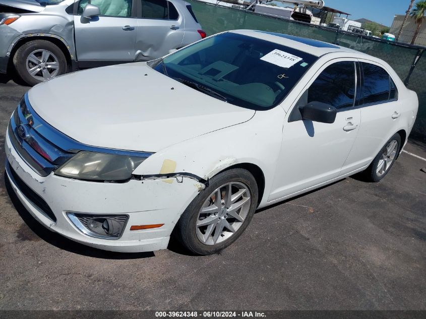 2012 Ford Fusion Sel VIN: 3FAHP0JG3CR340960 Lot: 39624348