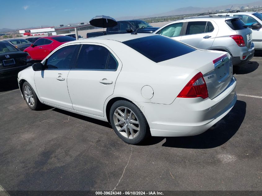 2012 Ford Fusion Sel VIN: 3FAHP0JG3CR340960 Lot: 39624348