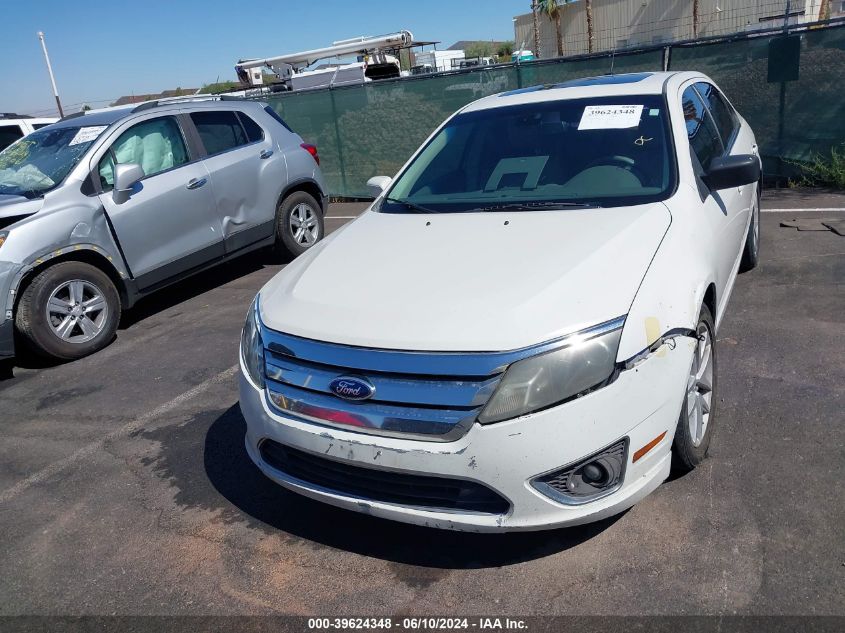 2012 Ford Fusion Sel VIN: 3FAHP0JG3CR340960 Lot: 39624348