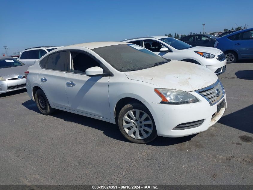 2015 Nissan Sentra Fe+ S/S/Sl/Sr/Sv VIN: 3N1AB7AP0FL655194 Lot: 39624351