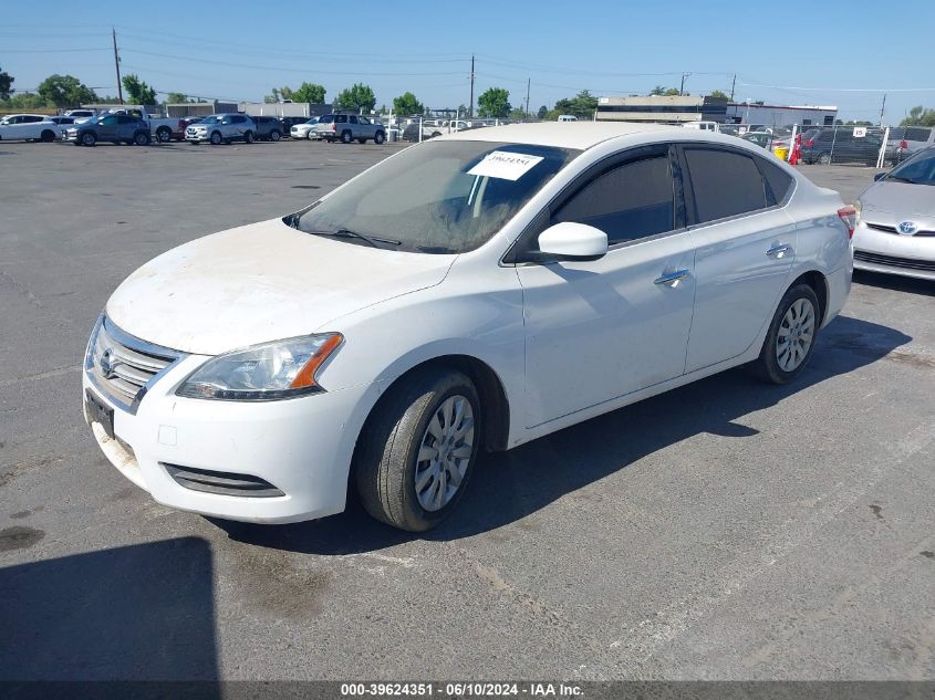 2015 Nissan Sentra Fe+ S/S/Sl/Sr/Sv VIN: 3N1AB7AP0FL655194 Lot: 39624351