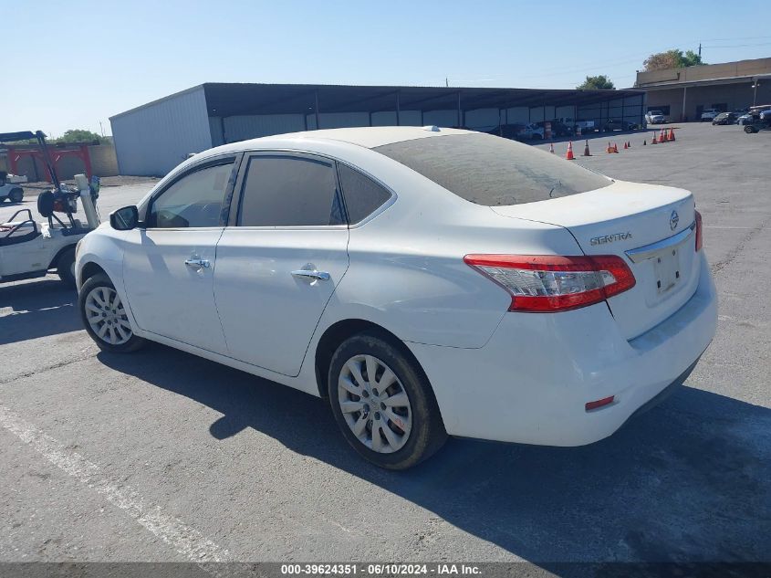 2015 Nissan Sentra Fe+ S/S/Sl/Sr/Sv VIN: 3N1AB7AP0FL655194 Lot: 39624351