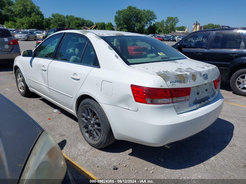 2007 Hyundai Sonata Se/Limited VIN: 5NPEU46F47H156567 Lot: 39624355