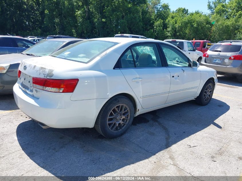 2007 Hyundai Sonata Se/Limited VIN: 5NPEU46F47H156567 Lot: 39624355