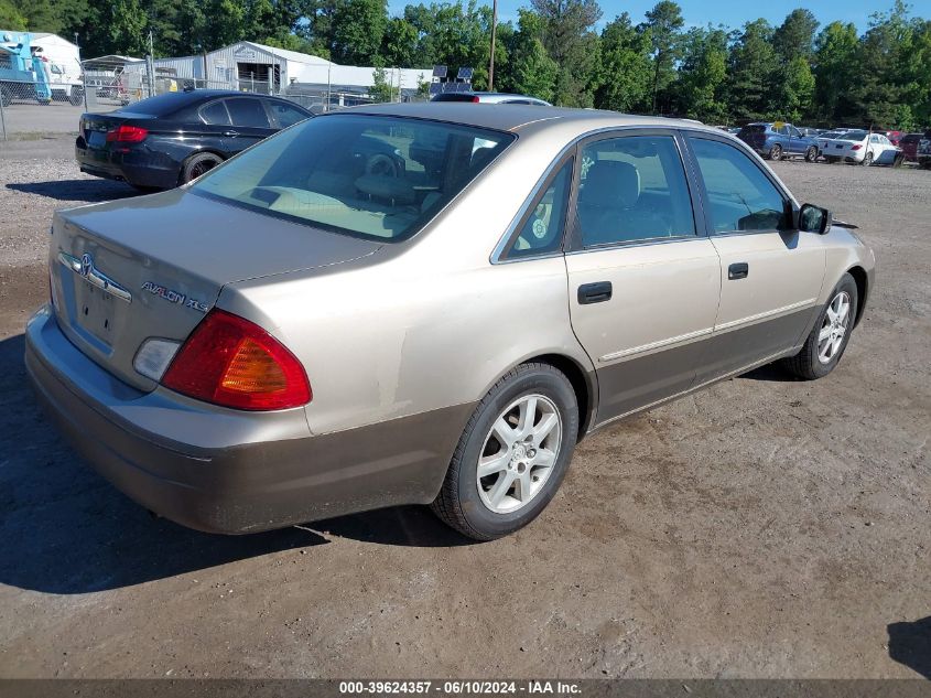 2000 Toyota Avalon Xls VIN: 4T1BF28B8YU103689 Lot: 39624357