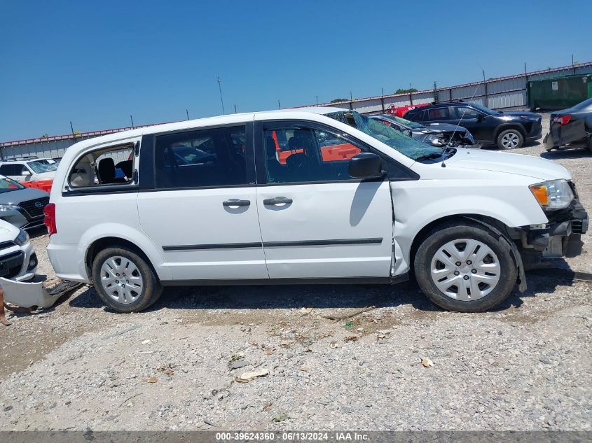 2014 Dodge Grand Caravan American Value Pkg VIN: 2C4RDGBG6ER162842 Lot: 39624360