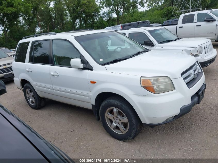 2008 Honda Pilot Ex-L VIN: 5FNYF18548B051327 Lot: 39624375