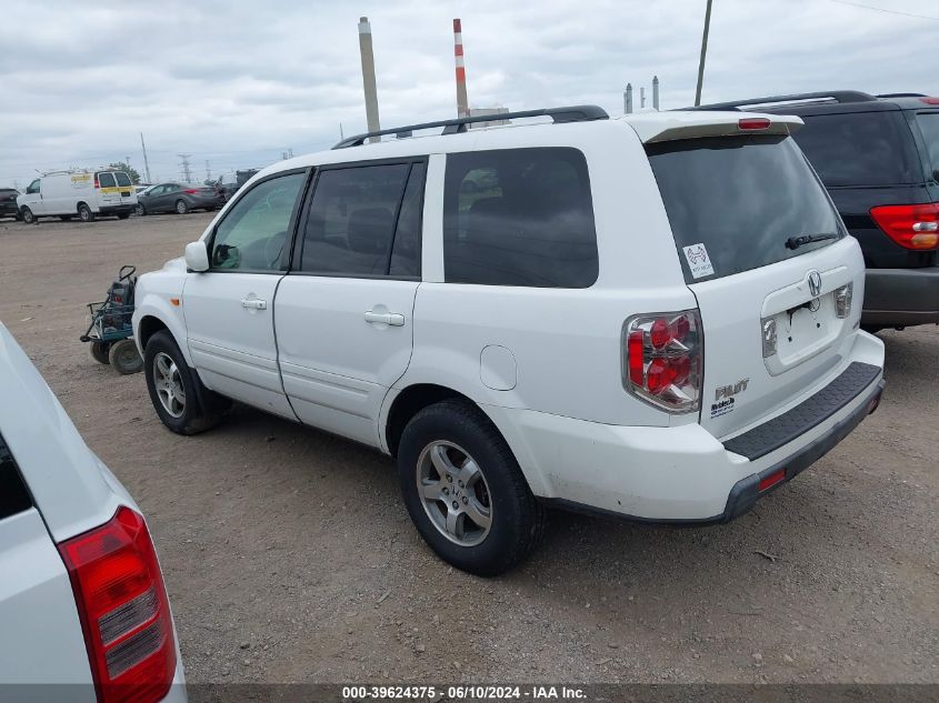 2008 Honda Pilot Ex-L VIN: 5FNYF18548B051327 Lot: 39624375