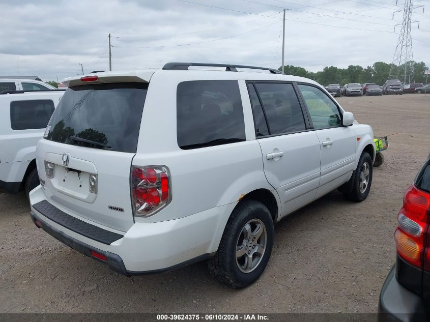 2008 Honda Pilot Ex-L VIN: 5FNYF18548B051327 Lot: 39624375