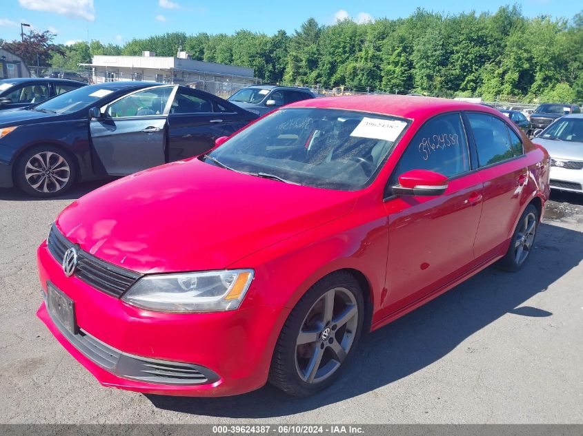 2012 Volkswagen Jetta 2.5L Se VIN: 3VWDP7AJ4CM070435 Lot: 39624387