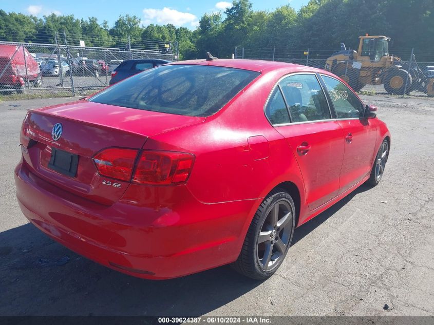 2012 Volkswagen Jetta 2.5L Se VIN: 3VWDP7AJ4CM070435 Lot: 39624387