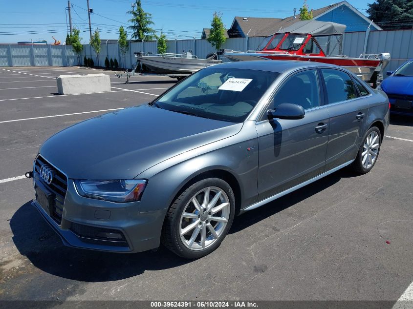 2014 Audi A4 2.0T Premium VIN: WAUFFAFL8EN043461 Lot: 39624391