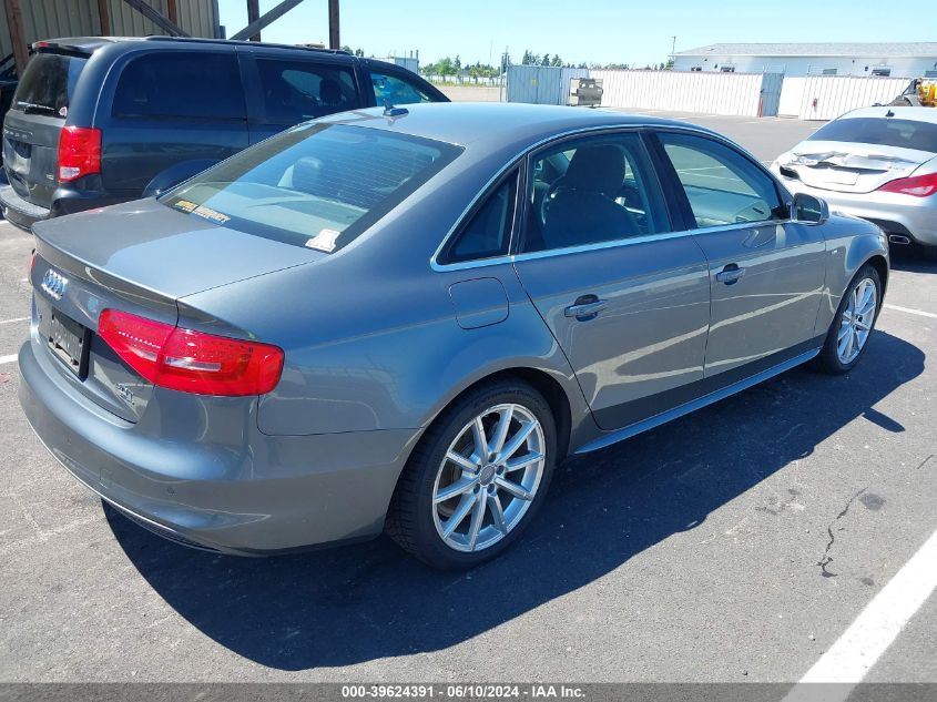 2014 Audi A4 2.0T Premium VIN: WAUFFAFL8EN043461 Lot: 39624391