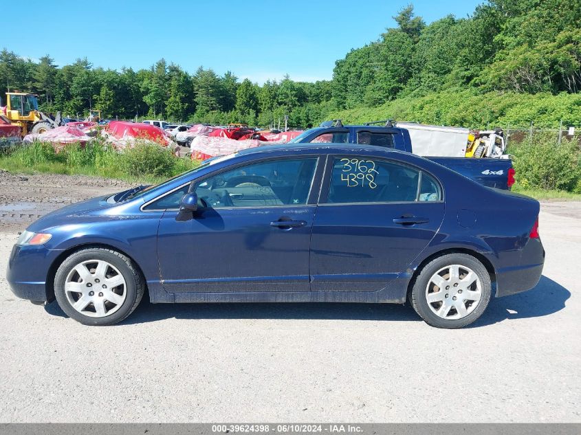 2008 Honda Civic Lx VIN: 2HGFA16508H523379 Lot: 39624398