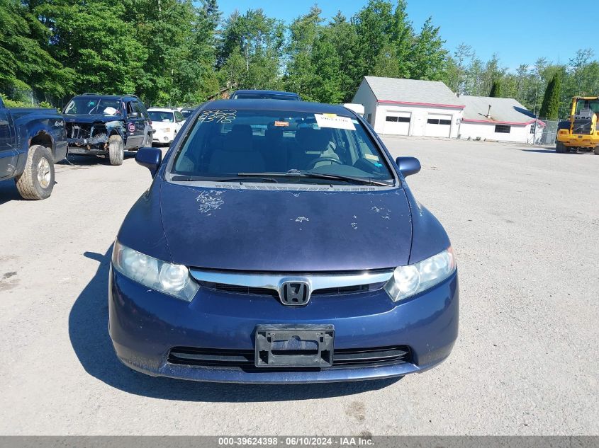 2008 Honda Civic Lx VIN: 2HGFA16508H523379 Lot: 39624398