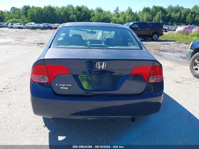 2008 Honda Civic Lx VIN: 2HGFA16508H523379 Lot: 39624398