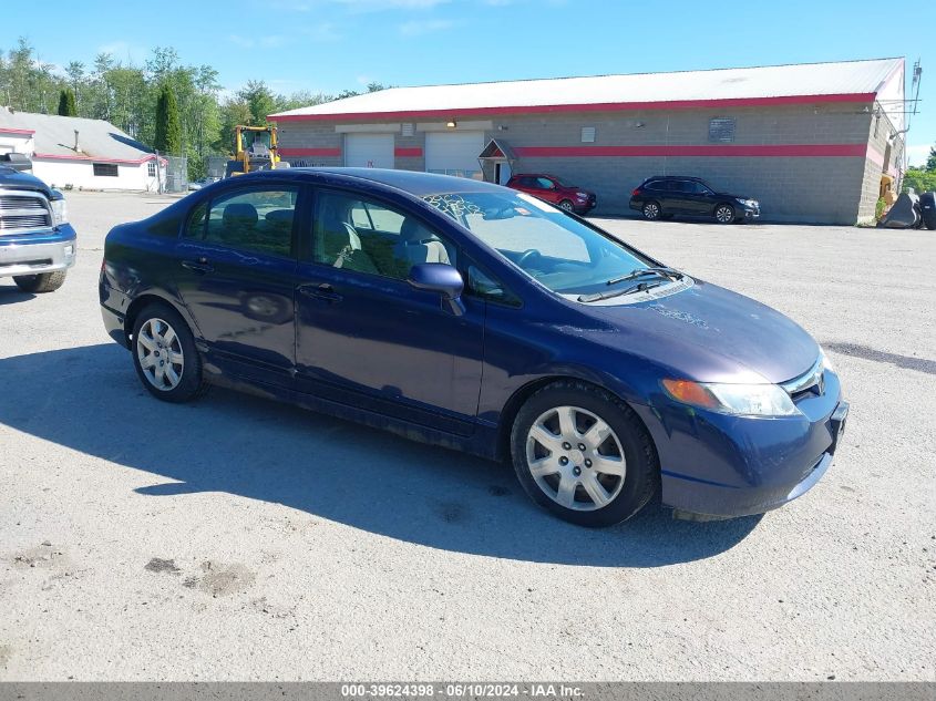 2008 Honda Civic Lx VIN: 2HGFA16508H523379 Lot: 39624398