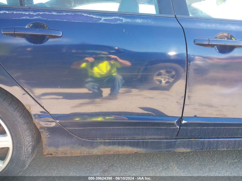 2008 Honda Civic Lx VIN: 2HGFA16508H523379 Lot: 39624398