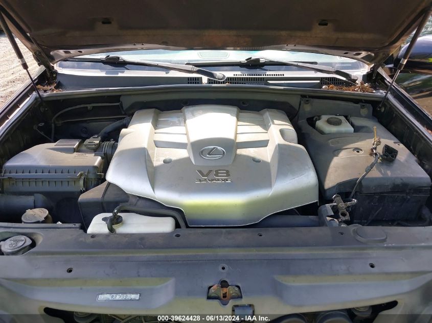 2004 Lexus Gx 470 VIN: JTJBT20X240035179 Lot: 39624428