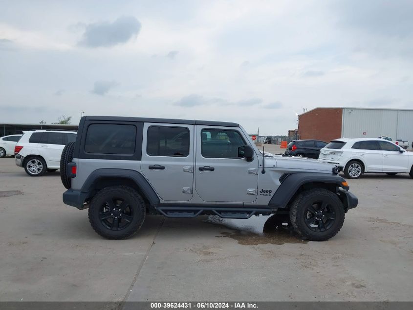 2021 Jeep Wrangler Unlimited Sport Altitude 4X4 VIN: 1C4HJXDN3MW518315 Lot: 39624431