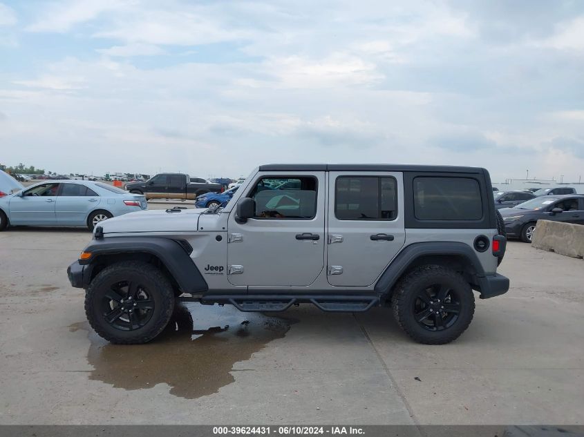 2021 Jeep Wrangler Unlimited Sport Altitude 4X4 VIN: 1C4HJXDN3MW518315 Lot: 39624431