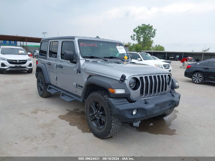 2021 Jeep Wrangler Unlimited Sport Altitude 4X4 VIN: 1C4HJXDN3MW518315 Lot: 39624431