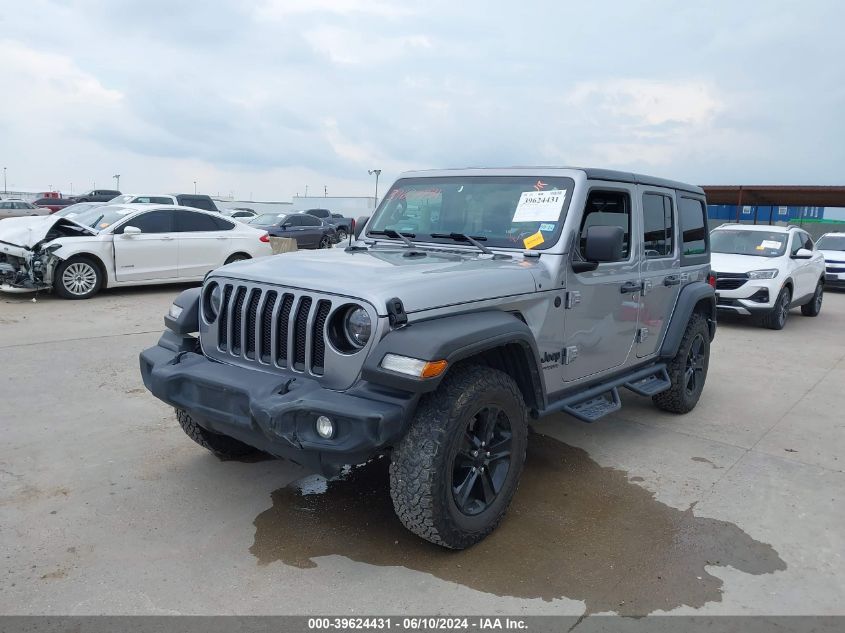 2021 Jeep Wrangler Unlimited Sport Altitude 4X4 VIN: 1C4HJXDN3MW518315 Lot: 39624431