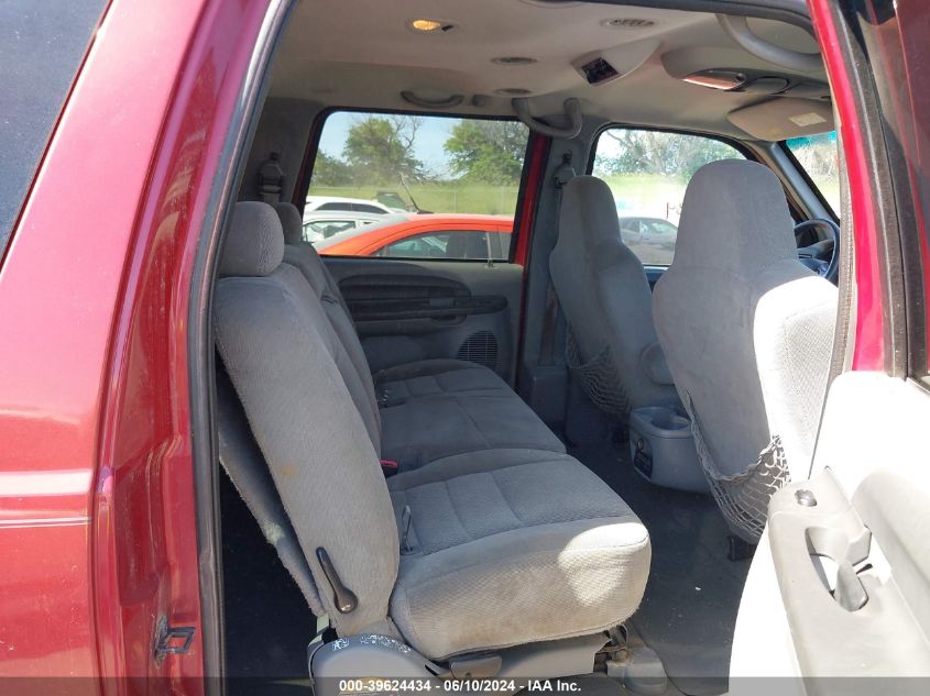 2002 Ford Excursion Xlt VIN: 1FMNU41S02ED07820 Lot: 39624434