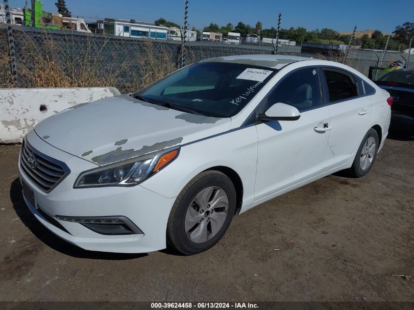 2015 Hyundai Sonata Se VIN: 5NPE24AF2FH003617 Lot: 39624458