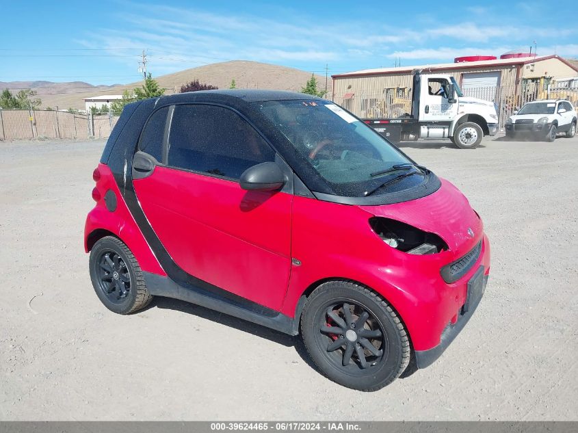 2009 Smart Fortwo Brabus/Passion/Pure VIN: WMEEJ31X09K278156 Lot: 39624465