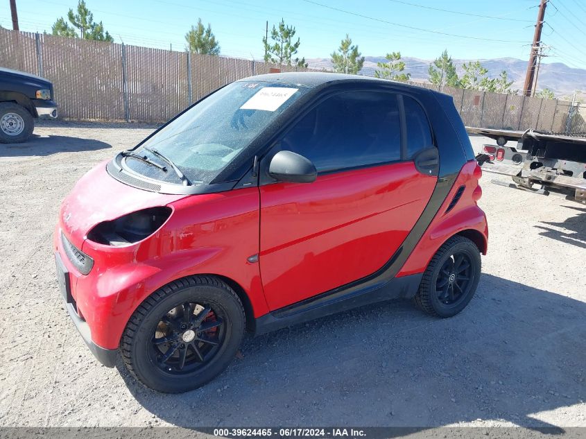 2009 Smart Fortwo Brabus/Passion/Pure VIN: WMEEJ31X09K278156 Lot: 39624465