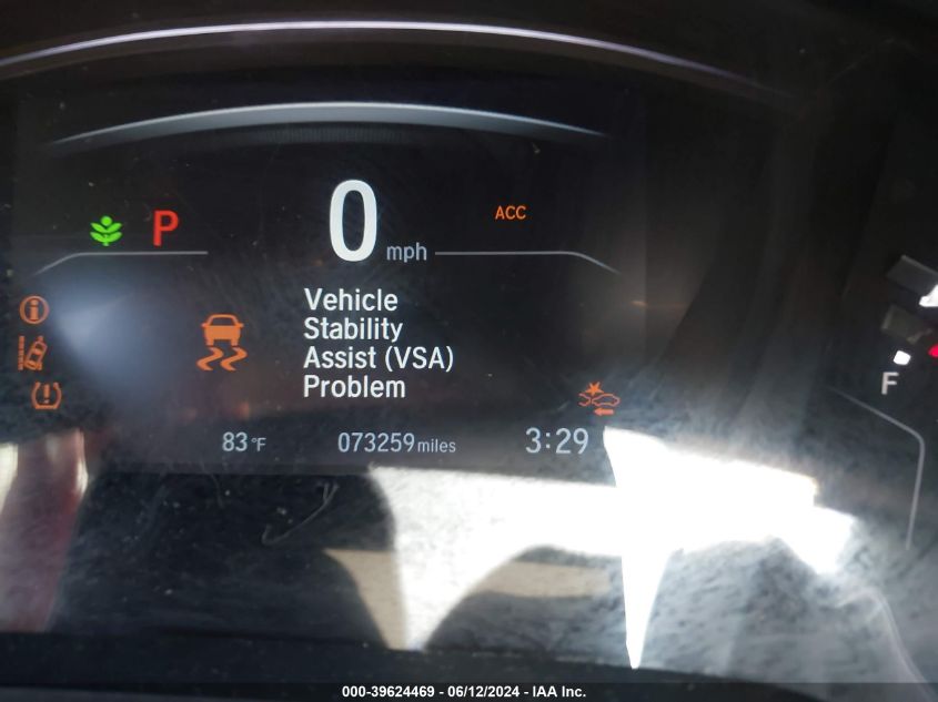 2019 Honda Cr-V Touring VIN: 2HKRW2H92KH620567 Lot: 39624469