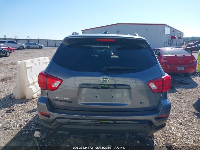 2019 Nissan Pathfinder Sl VIN: 5N1DR2MN9KC655201 Lot: 39624472