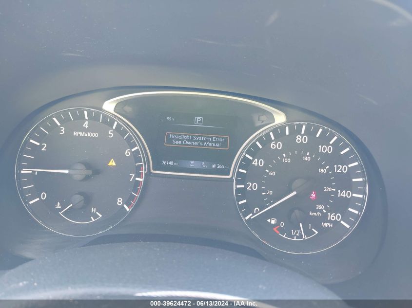 2019 Nissan Pathfinder Sl VIN: 5N1DR2MN9KC655201 Lot: 39624472