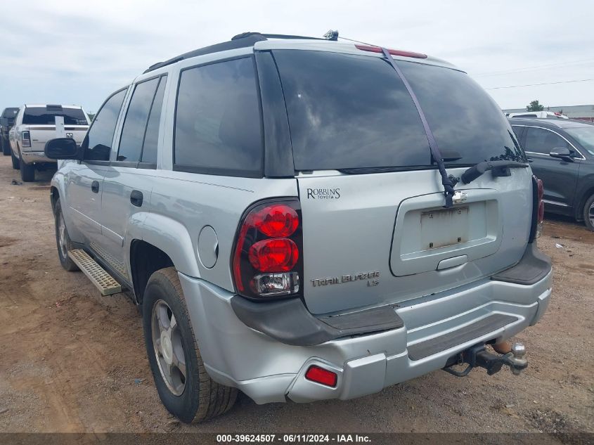 2007 Chevrolet Trailblazer Ls VIN: 1GNDS13S172184160 Lot: 39624507