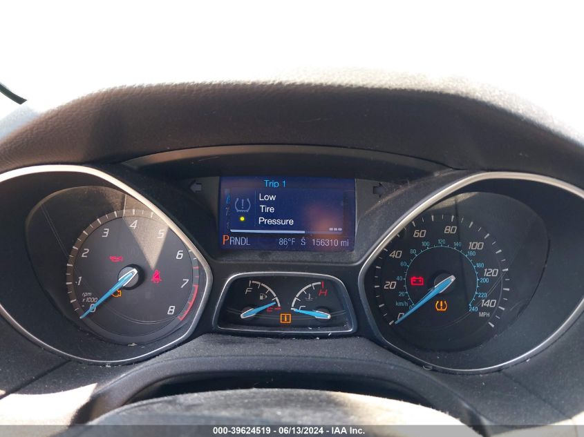 2013 Ford Focus Se VIN: 1FADP3F29DL309001 Lot: 39624519